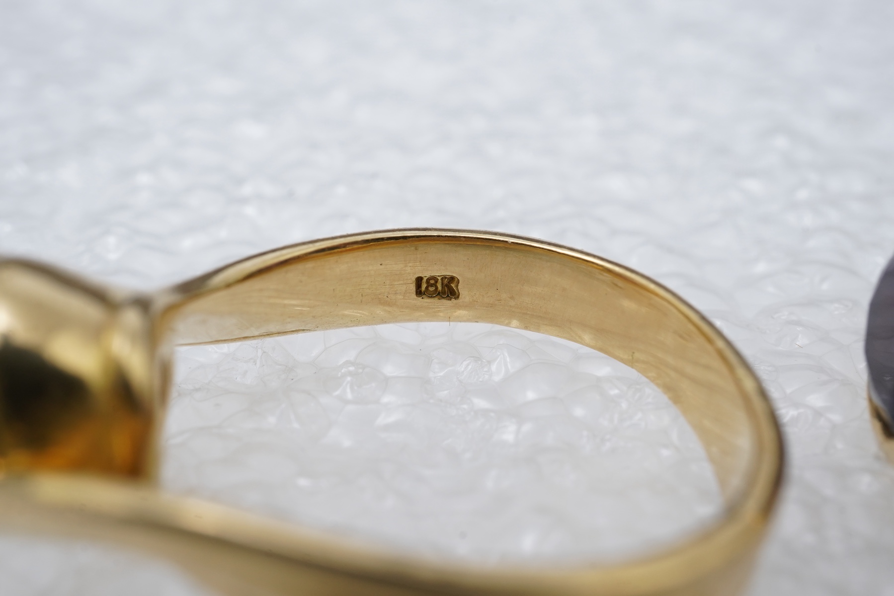 Angela Cummings, two gem-set rings, circa 1988